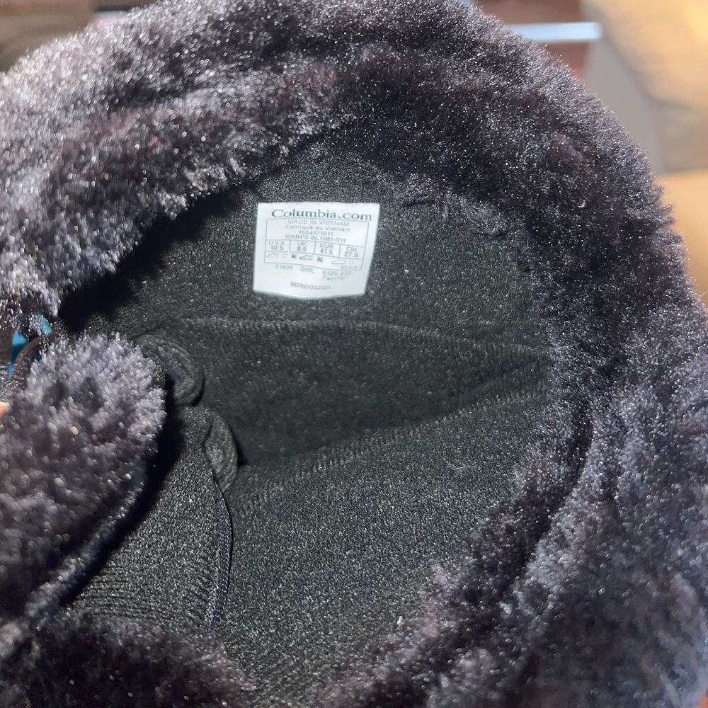 Columbia Women's Ice Maiden II Waterproof Winter Snow Boot Black Size 10.5 EUC - Picture 6 of 7
